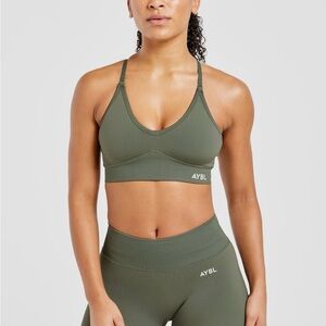 AYBL Olive Green Sports Bra